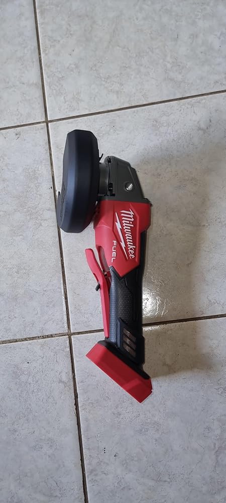Milwaukee 2880-20 M18 FUEL Brushless Lithium-Ion 4-1/2 in. / 5 in. Cordless Small Angle Grinder with No-Lock Paddle Switch (Tool Only)